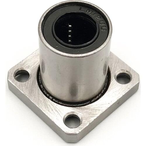 1pcs LMK30UU 30mm Square Flange Linear Motion Ball Bushing Bearing 30x45x64 mm LMK30 for CNC Router Shaft Rod 3D Printer