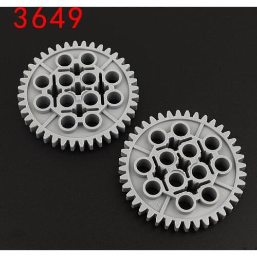 10PCS 3649 Gear 40 Tooth Building Block Bricks Accessories Compatible Assembly Parts MOC DIY Education Build Toys