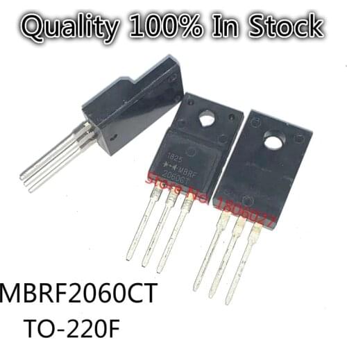 10pcs/lot MBRF2060CT MBRF2060 diode 20A 60V TO-220F