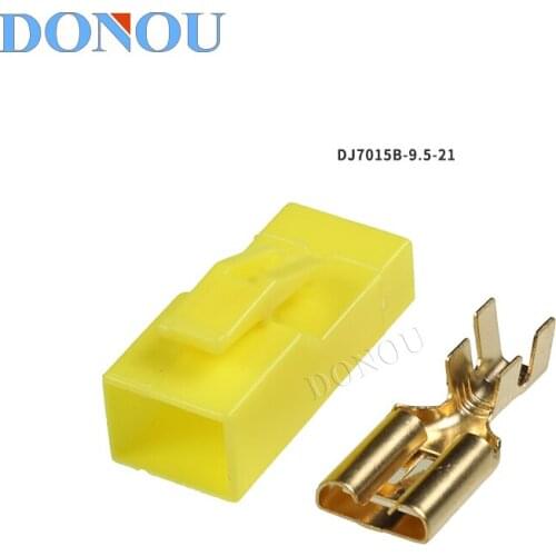 5set 1-hole high current sheath BYD F3 insurance plug car connector connector With terminal DJ7015B-9.5-21