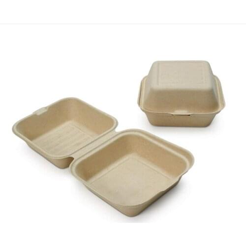 50pcs/lot Mini Cupcake Box Disposable Green Paper Box Hamburger Box Party Handmade Baking Packing Box