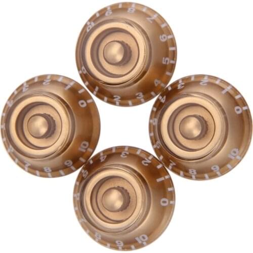 Guitar Volume Tone Knoob Acrylic Speed Control Knob Musical Enjoyable Instrument Supplies for Playing Style Guitar