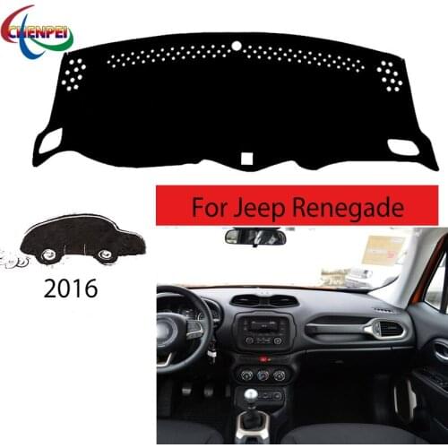 Car Anti-Slip Mat Dashboard Cover Pad Sunshade Avoid Light Pad Anti-UV Carpets Mat For Jeep Renegade Interior Accessories
