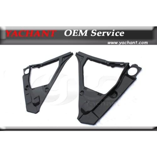 Car-Styling Carbon Fiber Interior Trim Cover 3 Pcs Fit For 2008-2013 R35 GTR JDM Brake Fuild & Battery Surround Cover