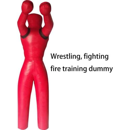 170cm High Weight 50-60kg MMA Wrestling Dummy Empty Shell Boxing Dummy Fire Training Dummy Boxing Punching Bag Training