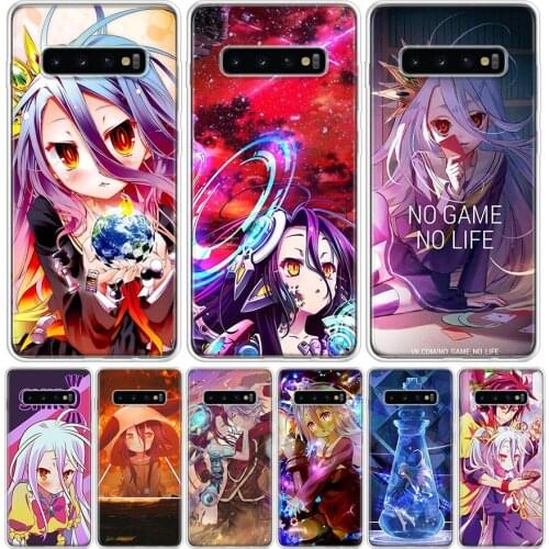 NO GAME NO LIFE Anime Phone Case For Samsung Galaxy A50 A70 A30S A51 A71 A10 A20E A40 A90 A20S M30S A6 A7 A8 A9 Plus Coque