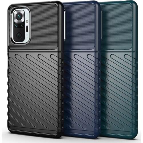 For Xiaomi Redmi Note 10 Pro Case Cover Soft TPU Shockproof Bumper Armor Rugged Phone Back Cover Redmi Note 10 Pro Max 10S Case