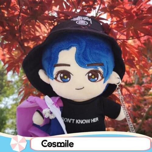 Cosmile Wang Yibo Idol Star 25cm Plush Doll Toys With Clothes Outfits Costume Cosplay Gift C