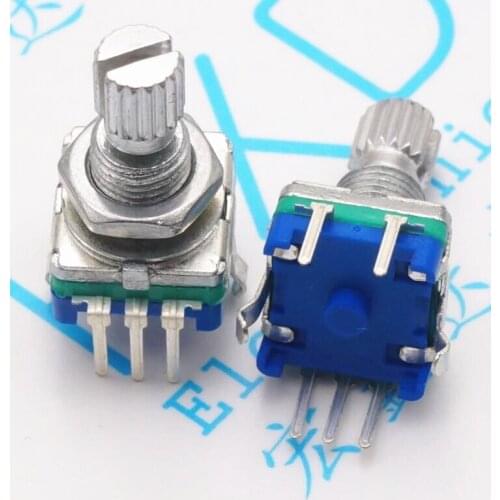 EC11 encoder potentiometer Plum 15/20mm handle rotary encoder code switch digital potentiometer with switch