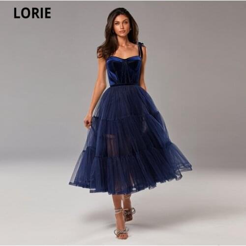 LORIE Sweetheart A-Line Tulle Evening Dresses 2021 Adjustable Straps Robe De soirée De Mariage Back Zipper Vestidos De Festa