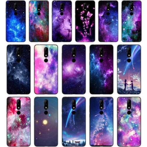 165 Spaceship Constellation Stars Moon Soft Silicone Tpu Cover phone Case for Nokia 2 2.1 2.3 3 3.1 4.2 5. 5.1 6 7.2 8 Plus Case