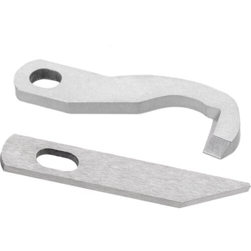 Sewing Machine Blade Knife kit Upper/Lower Carbide Steel Overlock Brother 925D/929D/1034D Accurate Angle smooth Accessories kit