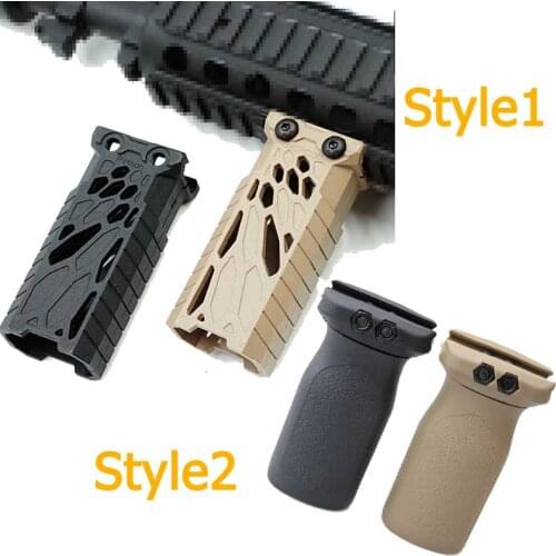 Non-slip Tactical Paintball Airsoft Front Vertical Grip For Airsoft BB Airgun AR15 Rifle Polymer Grip