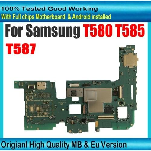 100% Original For Samsung Galaxy Tab A T580 Motherboard For Samsung Galaxy Tab A T580 Logic Mother Circuit Board Plate with chip