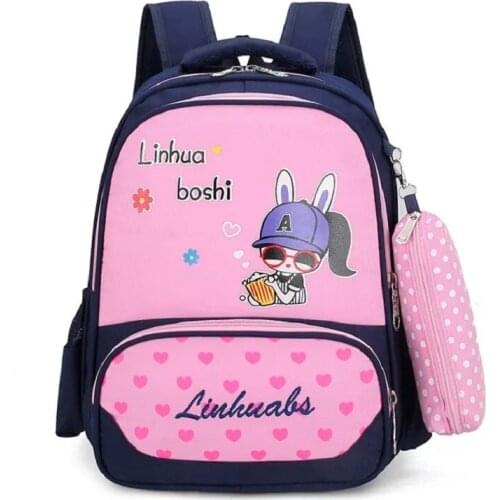 2019 New Orthopedic Children School Backpack School bags For Girl Waterproof Backpack Kids School Bag Mochila Infantil