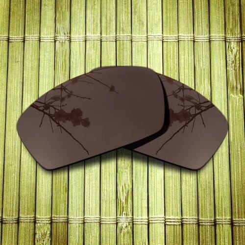 Polarized Replacement Lense For-Oakley Square Whisker Sunglasses Frame True Color Mirrored Coating - Brown Options