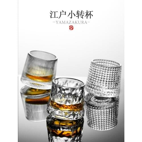 Simple Rotating Cup Wine Tea Glass Tumbler Creative Little Girl Lovely