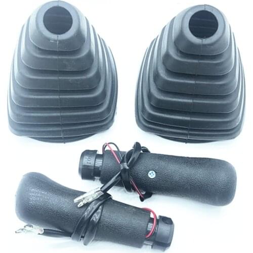Excavator Joystick handle Rubber horn side weightlifting side Lever dust-proof set Excavator accessory For CATERPILLAR 320B/C/D