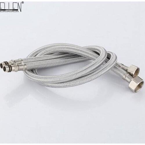60cm Plumbing Hose 1 Pair G1/2" G3/8"Stainless Steel Flexible Cold / Hot mixer Faucet Water Supply Pipe Hoses Bathroom Parts