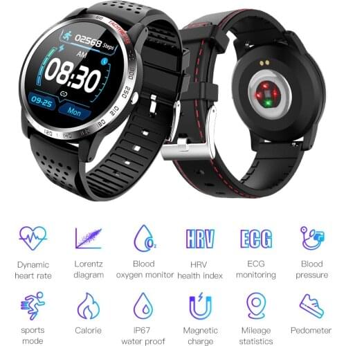 KS15 Smart Watch ECG Watch Activity Fitness Pedometer Health Heart Rate Sleep Tracker IP67 Waterproof Sport watch Men smartwatch