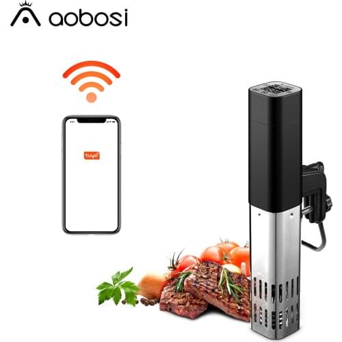 Aobosi 800W Powerful Sous Vide Cooker Smart Wifi Control Immersion Circulator With LED Digital Display