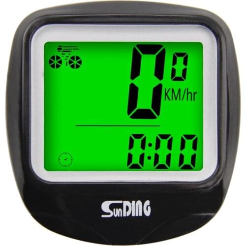 SUNDING Waterproof Bicycle Computer Wireless And Wired MTB Bike Cycling Odometer Stopwatch Speedometer Watch LED Digital Rate