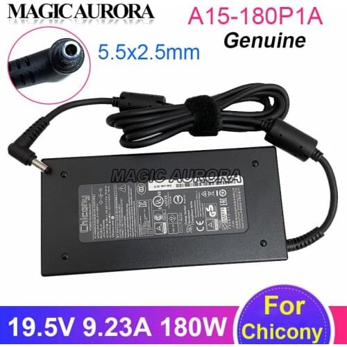 180W 19.5V 9.23A A15-180P1A Chicony AC Adapter GS73VR WS60 6QJ-024 GT70 2OC GS65 8RE WS72 CX62 GL62M GF62 CX72 Notebook Charger