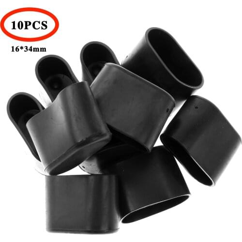 10 Rubber Table Chair Legs Caps Leg End Cover Tips Anti Slip Feet Cups Pads Floor Protector Furniture Mats for Home Patio Garden