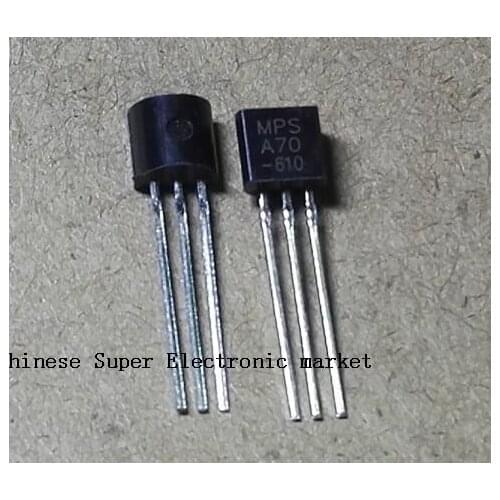 100PCS MPSA70 A70 Transistor TO-92