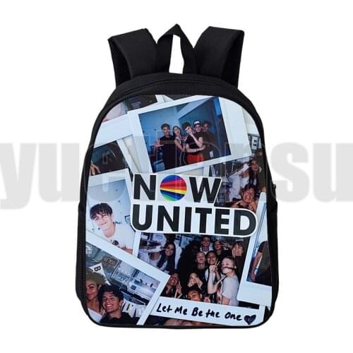 12/16 Inch Now United Backpack UN Team Bookbag 3D printed 2020 Now United - Better Album Softback Schoolbags for Teenager Girls