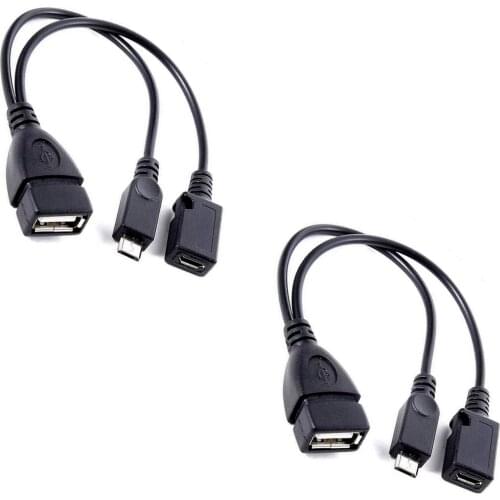 2 PACK USB PORT ADAPTER OTG Cable for FIRE TV 3 OR 2nd Gen FIRE STICK