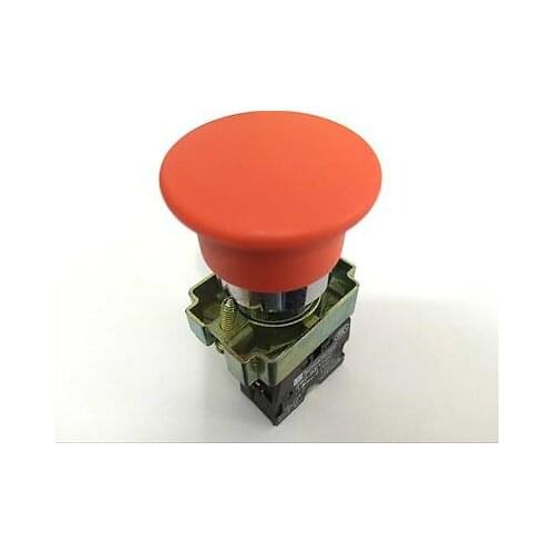 4pcs XB2 BC42 1 NC Momentary Mushroom Head Push Button Switch N/C Red