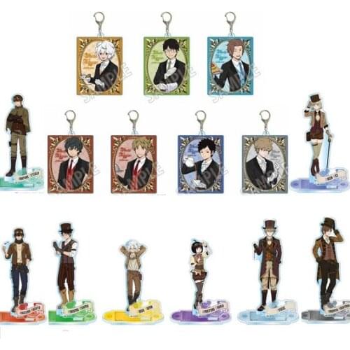 Anime World Trigger Kuga Yuma Mikumo Osamu Amatori Chika Acrylic Figure Stand Model Plate Desktop Decor Pendant Toys Keychain