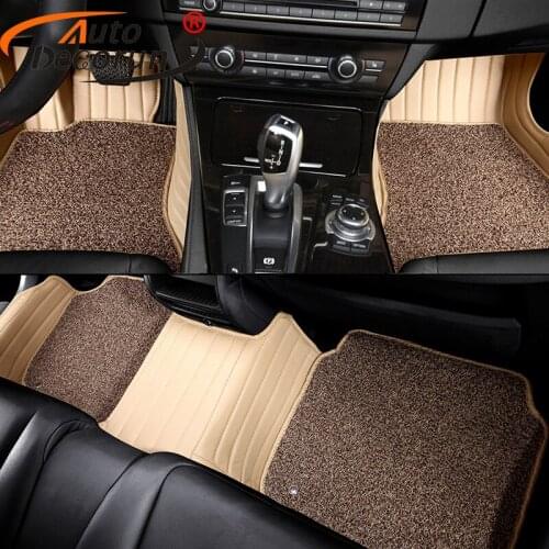 AutoDecorun Custom Fit Car Floor Carpets For Lexus ES LX NX RX GS GX LS IS IS-C CTh Series PVC Leather Car Interior Mats Styling