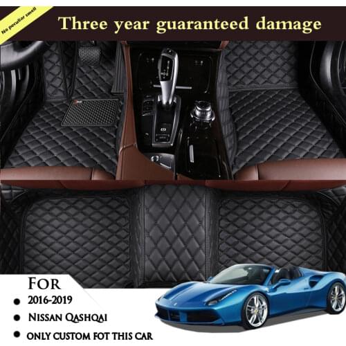 For Nissan Qashqai J11 2020 2019 2018 2017 2016 2015 2014 Car Floor Mats Floorliners Auto Leather Rugs Interior Accessories