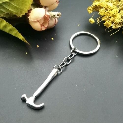 Keychains For Men Car Bag KeyRing Outdoor Combination Tool Portable Mini Utility Pocket Clasp Ruler Hammer Wrench Pliers Shovel