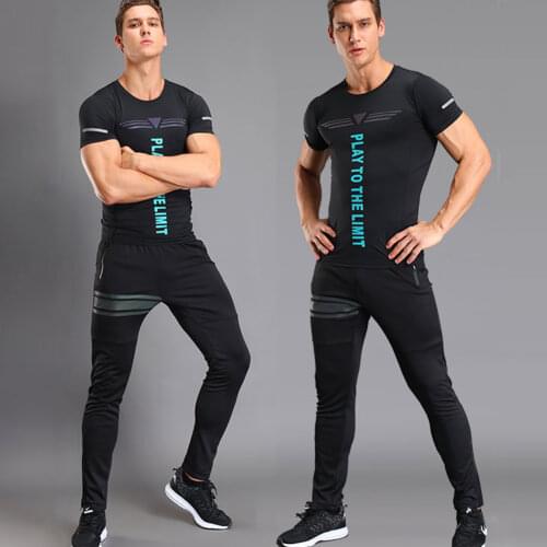 Men Straight Leg Breathable Stretch Long Pants Sports Fitness Gym Sweatpants with Pockets Elastic Sweatpants Casual Sporty Pants