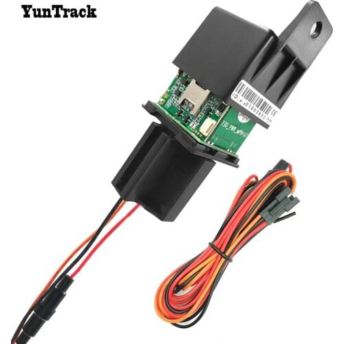 Motorcycle Car Relay GPS Tracker GSM 9-90V hide Tracking Device Towed away move ACC status SMS Alarm Locator System free CJ740