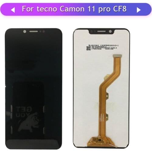 For Tecno Camon 11 pro CF8 Full LCD Display Assembly Complete Touch Screen Digitizer Replac