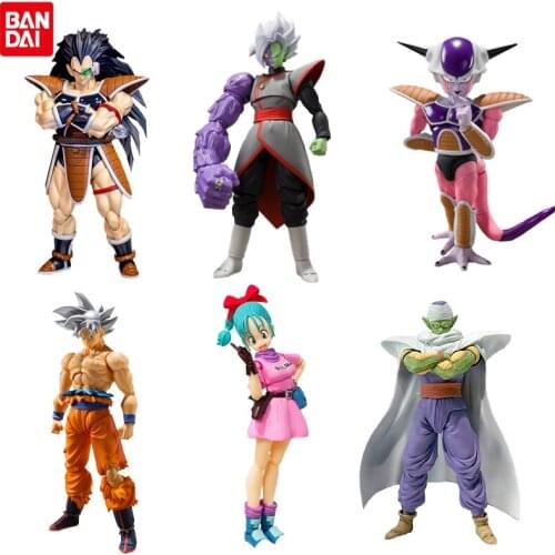 Bandai Dragon Ball Anime Figure SHF Master Roshi Gohan Vegeta Son Goku Frieza Tien Shinhan Piccolo Burter Buu Broli Zamasu Hitto
