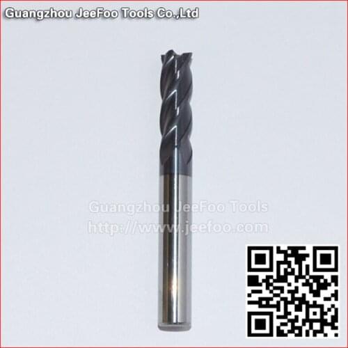 MA-4F-6*6*50L double-edged four-blade tungsten steel milling cutter