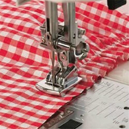 New 2Pcs Fold Hem Presser Foot Feet Kit For Sewing Machine Home Tool Sewing Machines