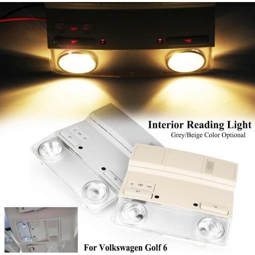 New Car Interior Dome Reading Light Lamp Front Roof With Red Light for Volkswagen VW Golf6