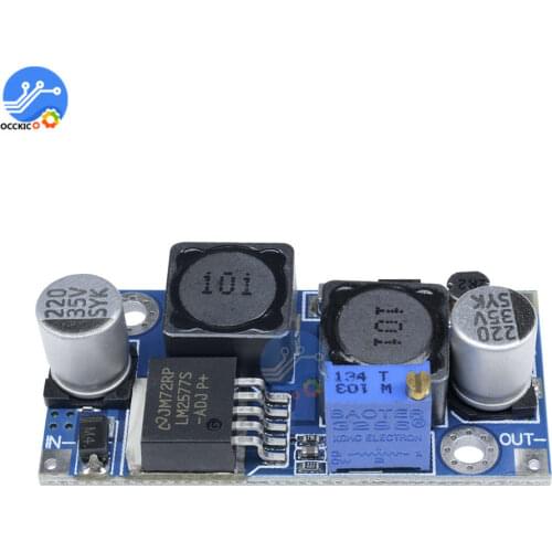 LM2577 Solar Panels Charger Board 3-35V To 1.25-30V Power Voltage Converter Power Bank Battery Charger for Arduino