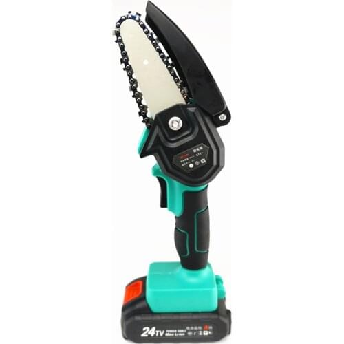 550W Mini Electric Chain Saw One-Hand Woodworking Lithium Battery Pruning Chainsaw Wood Cutter Cordless Garden Rechargeable Tool