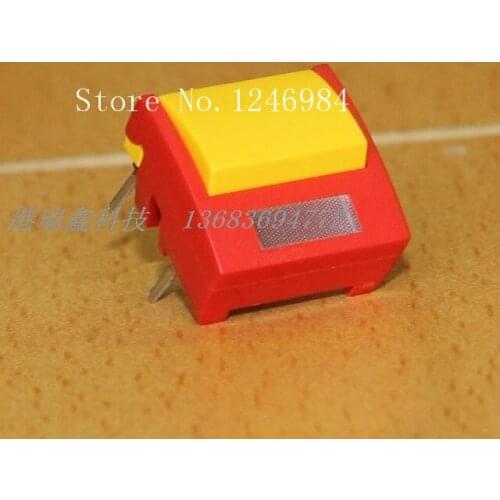 [SA]Denmark MEC red box yellow button switch reset switch micro switch 3ATL6 + 1B04 + 2B081--50pcs/lot