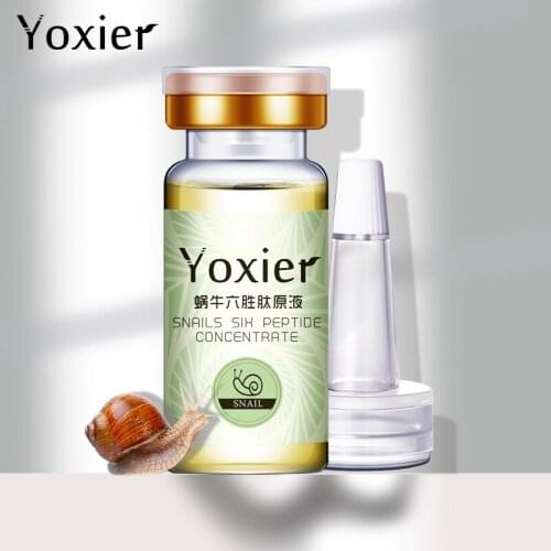 Yoxier Serum Face Anti-Aging Snails Hyaluronic Acid Six Peptide Concentrate Face Care Moisturizing Oil-control Snail Essence