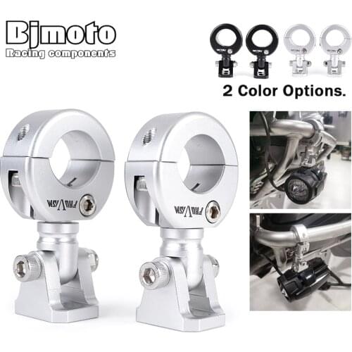 Universal Mount Bracket For Motorcycle Modified Headlight Stand Spotlight Extension Pole Frame Support Fog Light Holder