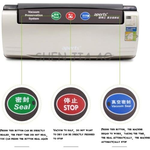 Vacuum machine sealing machine VS2110GB household miniature automatic wet and dry vacuum seal machine 220V 110W