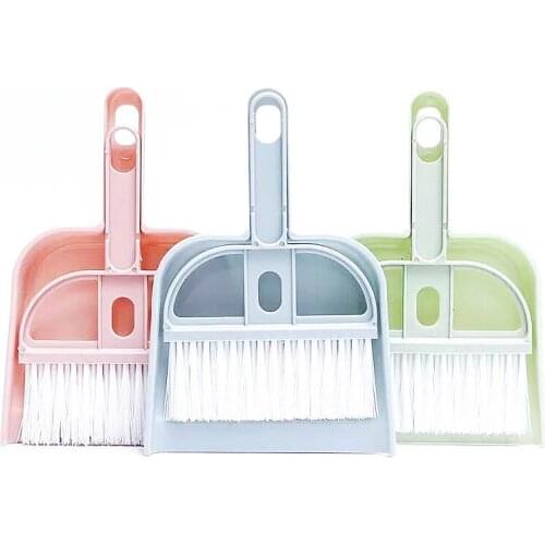 1Set Baby Mini Sweeping House Cleaning Toys Set Child Mop Broom Dustpan Set Pretend Play Toys Educational Toys For Children Gift